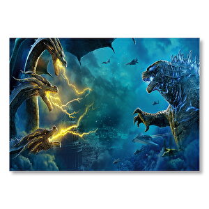 Godzilla King Of The Monsters Mdf Ahşap Tablo 25x35 cm