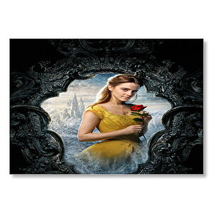 Beauty And The Beast Emma Watson Portre Mdf Ahşap Tablo 35x50 cm
