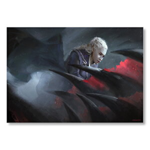 Game Of Thrones Daenerys Targaryen Mdf Ahşap Tablo 25x35 cm
