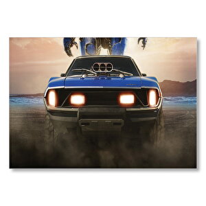 Transformers Bumblebee Dropkick Mdf Ahşap Tablo 25x35 cm