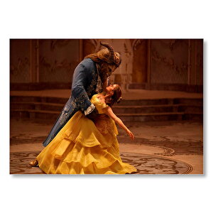 Beauty And The Beast Emma Watson Dans Mdf Ahşap Tablo 35x50 cm