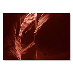 Antilop Kanyonu Kum Taşları Mdf Ahşap Tablo 50x70 cm