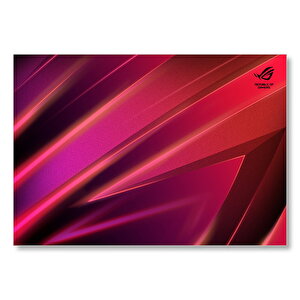 Asus Rog Oyuncu Cumhuriyeti Mdf Ahşap Tablo 25x35 cm