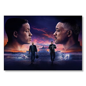 Gemini Man Will Smith Two Faces Mdf Ahşap Tablo 25x35 cm