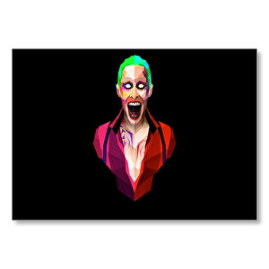 Joker Dark Black Minimal Artwork Mdf Ahşap Tablo 35x50 cm