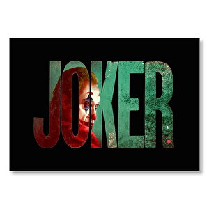 Joker Yazılı Poster Mdf Ahşap Tablo