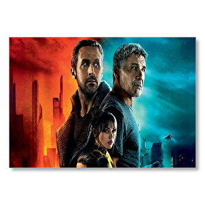 Blade Runner Ryan Gosling Harrison Ford Ana De Armas Mdf Ahşap Tablo 35x50 cm