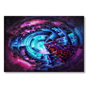 Horizontal Yansımalar Mdf Ahşap Tablo 50x70 cm