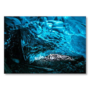 Buz Mağarası Mdf Ahşap Tablo 50x70 cm
