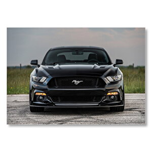 Ford Mustang Hennessey Anniversary Edition Mdf Ahşap Tablo 25x35 cm