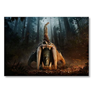 Far Cry Kurukafa Ve Hançer Mdf Ahşap Tablo 50x70 cm