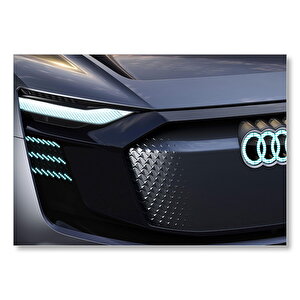 Audi Sağ Ön Detay  Mdf Ahşap Tablo 50x70 cm