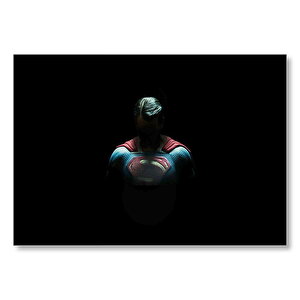 Superman Karanlık Mod  Mdf Ahşap Tablo 35x50 cm