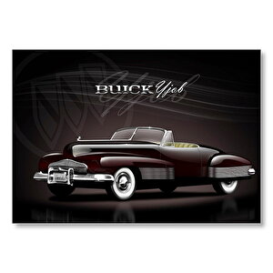 Siyah Buick Y Job 1938  Mdf Ahşap Tablo