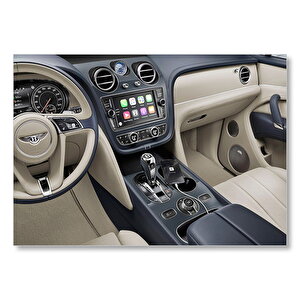 Bentley Bentayga Phev Kokpit  Mdf Ahşap Tablo 50x70 cm