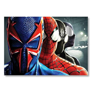 Spider Man Tüm Kostümleri  Mdf Ahşap Tablo 25x35 cm
