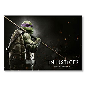 Injustice 2 Ninja Kaplumbağa  Mdf Ahşap Tablo