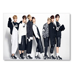 Bts Kore Pop Baştanaşağı Puma  Mdf Ahşap Tablo 50x70 cm