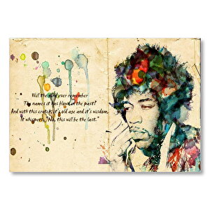 Bob Marley Suluboya Modifiye  Mdf Ahşap Tablo 50x70 cm