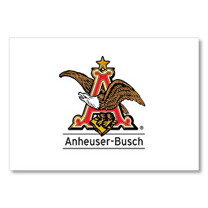 Anheuser Busch Logo  Mdf Ahşap Tablo 50x70 cm