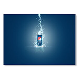 Pepsiyle Dünyanı Tazele  Mdf Ahşap Tablo 50x70 cm