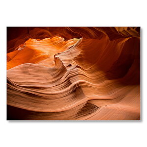 Antilop Kayalıkları Kızıl Tepeler  Mdf Ahşap Tablo 50x70 cm