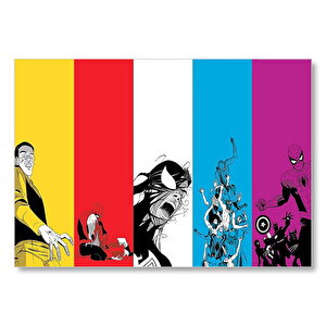 Spider Man 50 Yıl Özel  Mdf Ahşap Tablo 25x35 cm