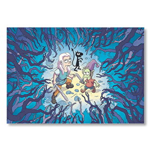 Disenchantment Kahramanları  Mdf Ahşap Tablo 50x70 cm