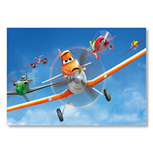 Disney Uçaklar Filmi  Mdf Ahşap Tablo 50x70 cm
