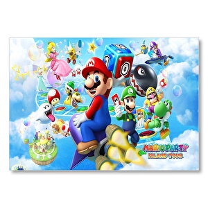 Nintendo Mario Party Island Tour  Mdf Ahşap Tablo 50x70 cm