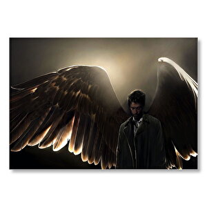 Supernatural Melek Kanatları  Mdf Ahşap Tablo 50x70 cm