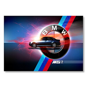 Bmw E39 M5  Mdf Ahşap Tablo 50x70 cm