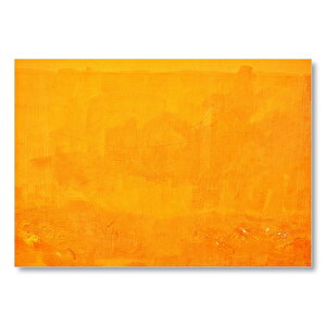 Turuncu Boyalı Duvar  Mdf Ahşap Tablo 25x35 cm