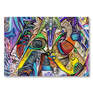 Duvar Boyama Sürreal Cümbüş  Mdf Ahşap Tablo 25x35 cm