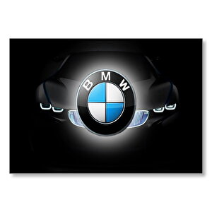 Bmw Logo Arkaplan 5 Kasa  Mdf Ahşap Tablo 25x35 cm