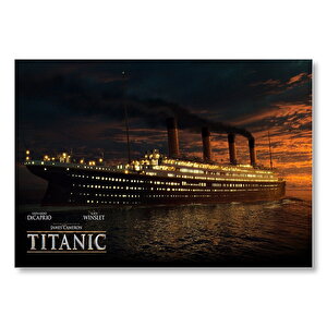 Titanic Film Afişi  Mdf Ahşap Tablo 25x35 cm