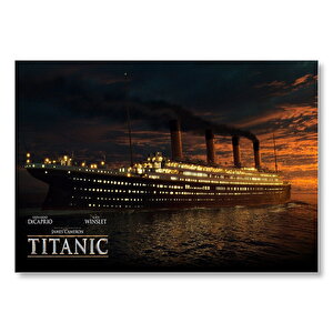 Titanic Film Afişi  Mdf Ahşap Tablo 35x50 cm