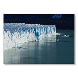 Kutup Denizinde Buz Kütlesi  Mdf Ahşap Tablo 25x35 cm