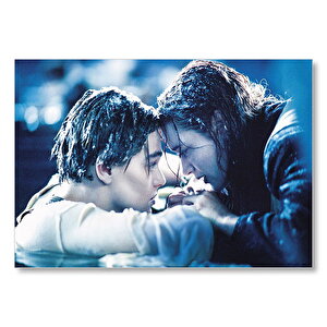 Titanic Jack Ve Rose Veda  Mdf Ahşap Tablo 35x50 cm