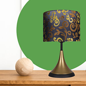Avantgarde Gold Mini Abajur Siyah