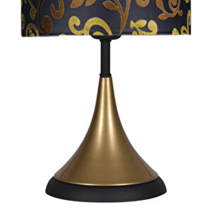 Avantgarde Gold Mini Abajur Siyah