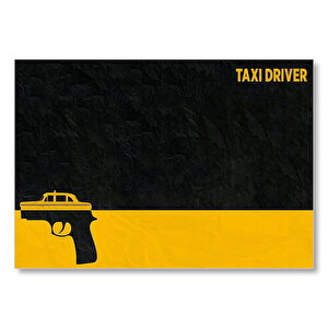 Taksi Film Afişi  Mdf Ahşap Tablo 50x70 cm