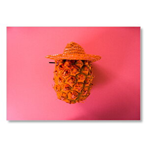 Bayan Ananas  Mdf Ahşap Tablo 50x70 cm