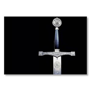 King Arthur Klıç  Mdf Ahşap Tablo 35x50 cm