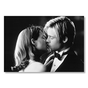 Meet Joe Black Brad Pitt Ve Claire Forlani  Mdf Ahşap Tablo 50x70 cm