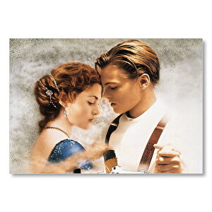 Titanic Rose Ve Jack Dans Ediyor  Mdf Ahşap Tablo 50x70 cm