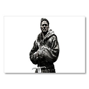 King Arthur Charlie Hunnam  Mdf Ahşap Tablo 25x35 cm