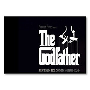 The Godfather Yazı  Mdf Ahşap Tablo 50x70 cm