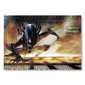 Alien Xenomorph  Mdf Ahşap Tablo 50x70 cm
