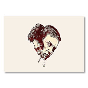 Fight Club Jack Ve Tyler Duvarda  Mdf Ahşap Tablo 35x50 cm